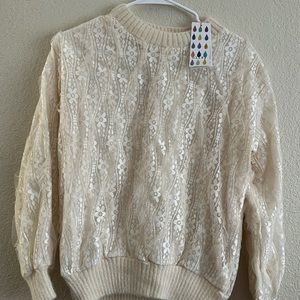 Brand new long lace sleeves
